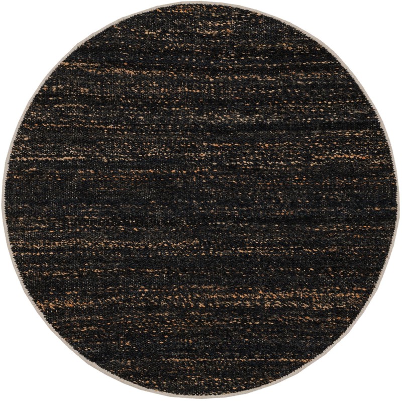 4' 1 x 4' 1 Faversham · Striped Wool Rug, midnight denim blue