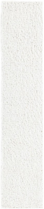 2' 7 x 13' Dunham · Solid Shag Rug, white