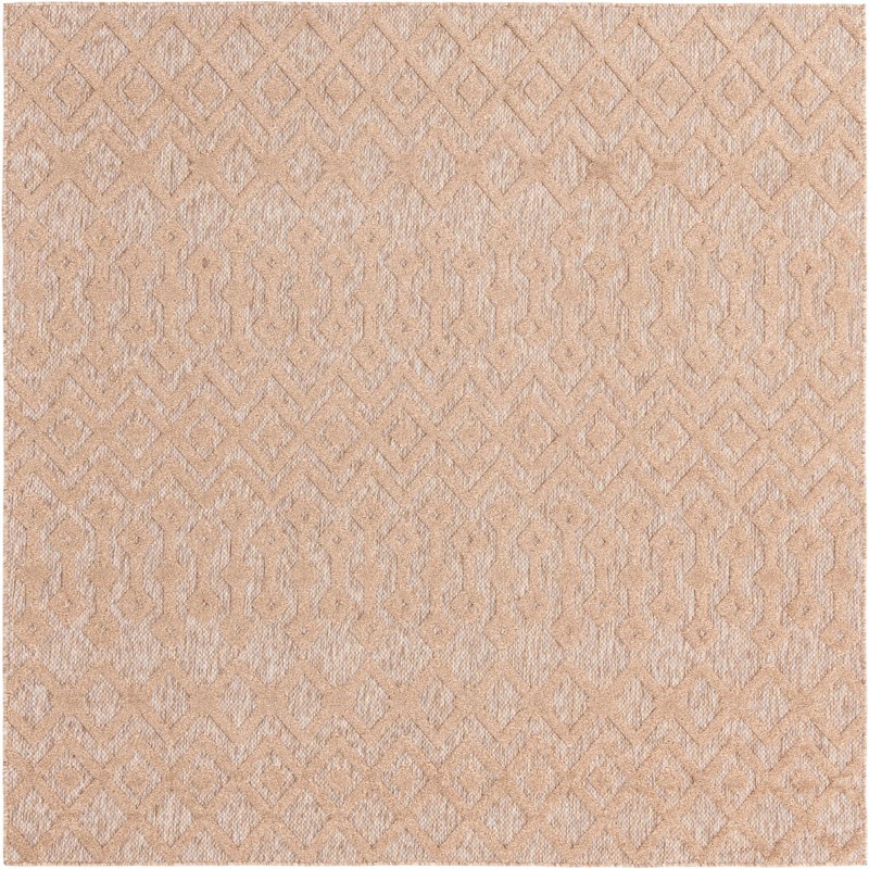 7' 10 x 7' 10 Creed · Diamond Outdoor Rug, beige