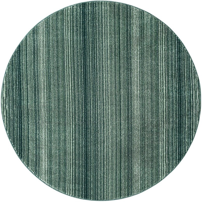 Jagger · Striped rug, shades of green