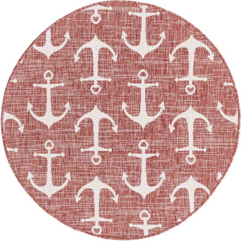 4' x 4' Millbrook · Pictoral Outdoor Rug