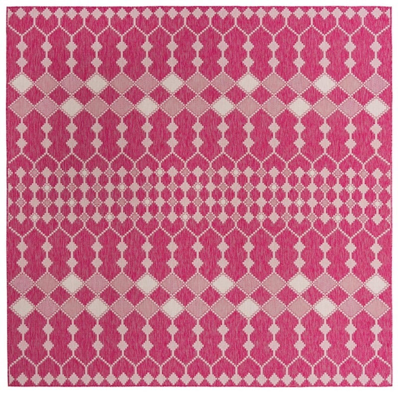 Ramsden · Diamond Outdoor Rug, magenta