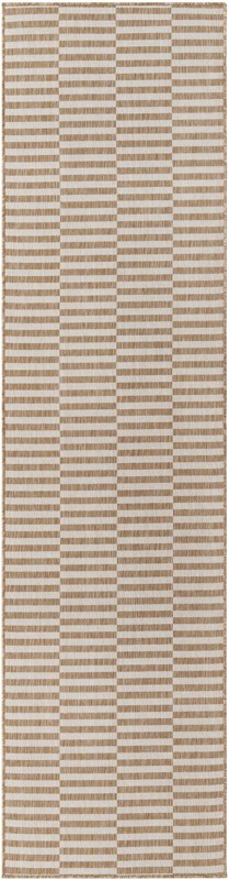 Ainsley · Geometric Outdoor Rug, taupe