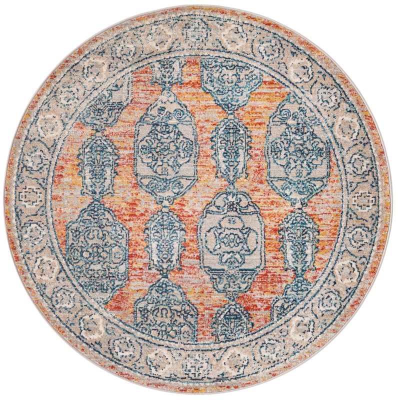 4' x 4' Pullman · Border rug
