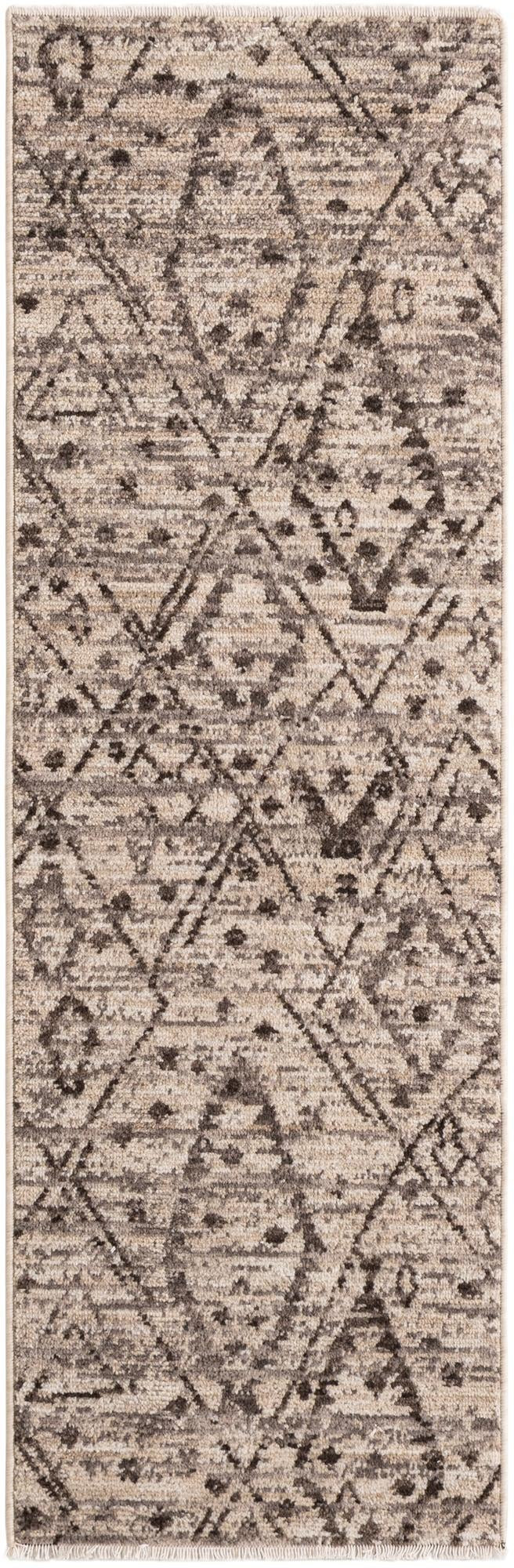 2' x 6' 3 Ashford · Diamond rug, ivory