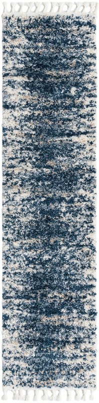 Felton · Abstract Shag Rug, blue