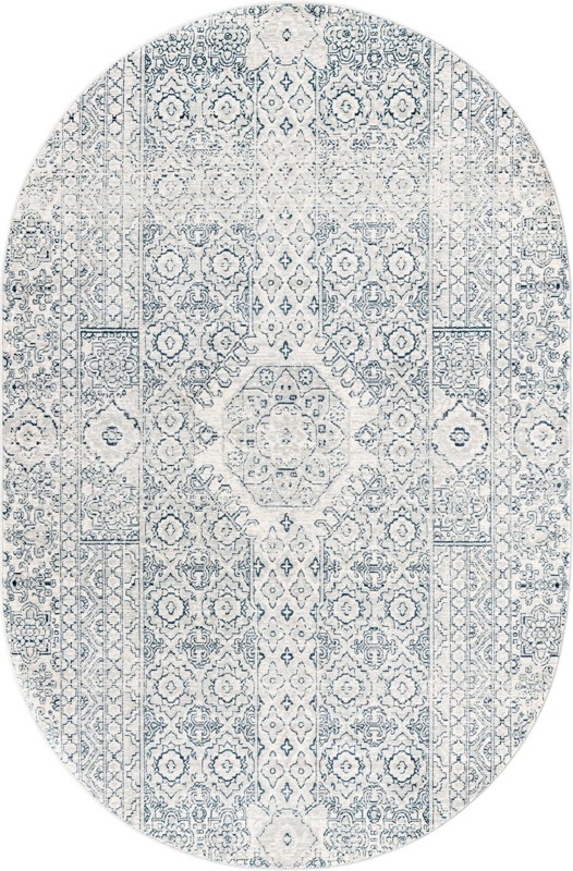 5' 3 x 8' Bradshaw · Medallion rug, gray