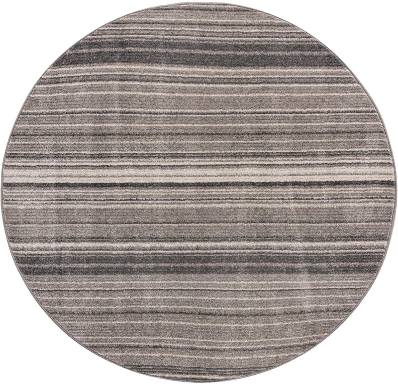 5' 3 x 5' 3 Jagger · Lines rug, gray