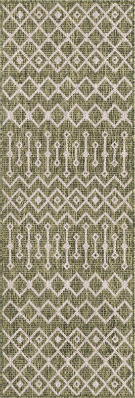 Kearney · Diamond Outdoor Rug, green