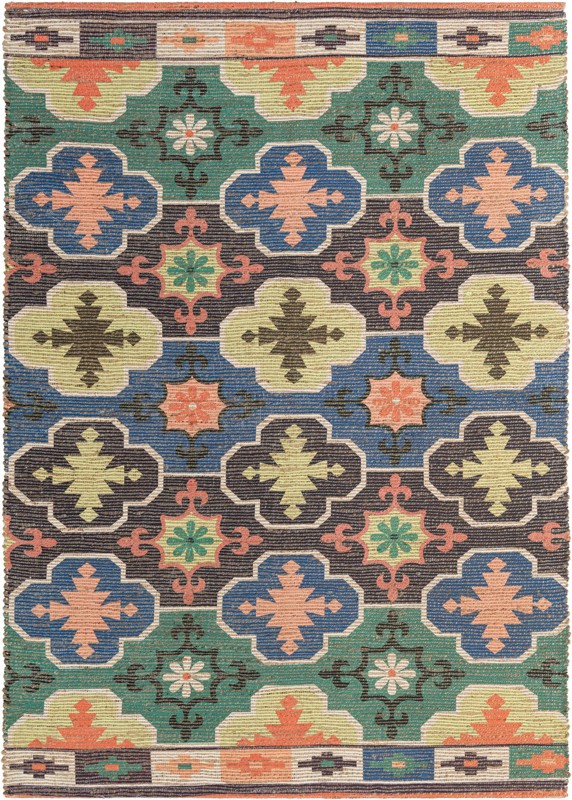 6' 1 x 9' Danbury · Geometric rug, multi