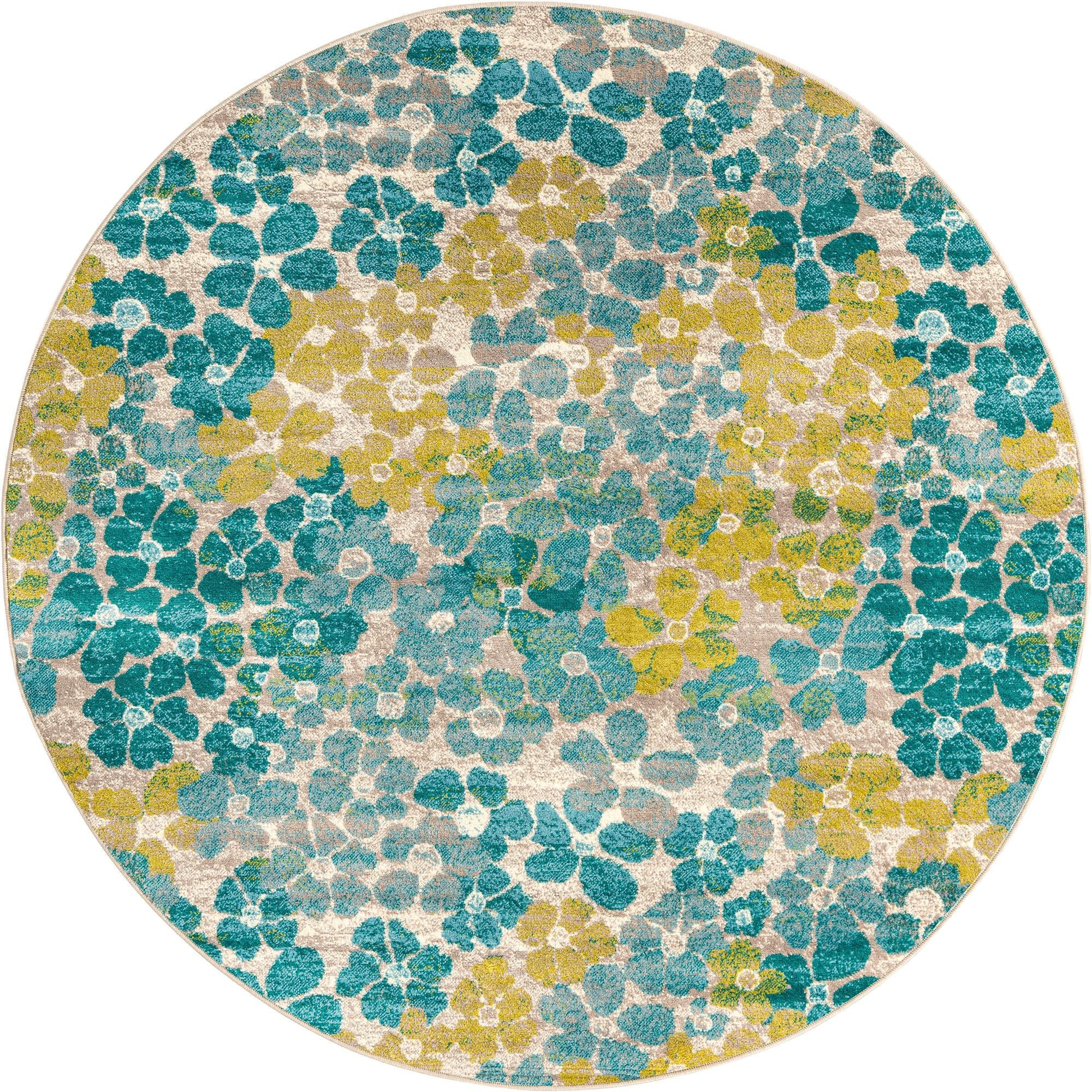 7' x 7' Portage · Floral / botanical rug