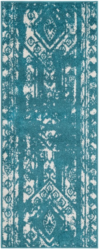 Underhill · Border rug, turquoise