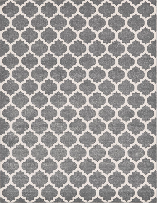 Arkwright · Geometric rug, dgray