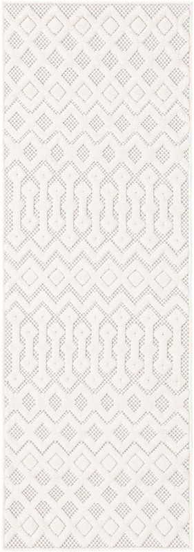 Creed · Chevron Outdoor Rug, ivory
