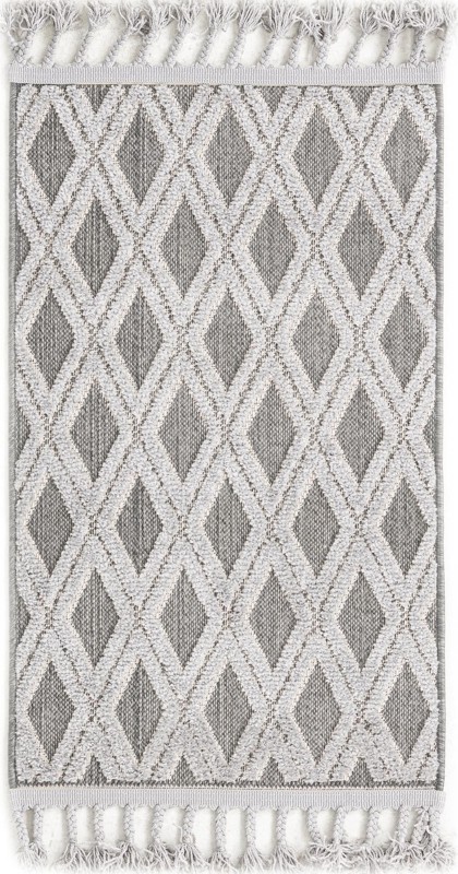 Goshen · Diamond rug, charcoal