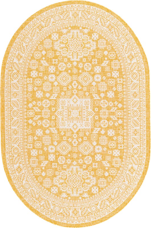 Bellamy · Border Outdoor Rug, yellow