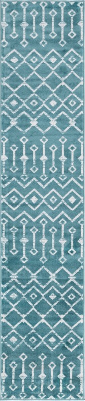 2' x 9' 10 Dudley · Chevron rug