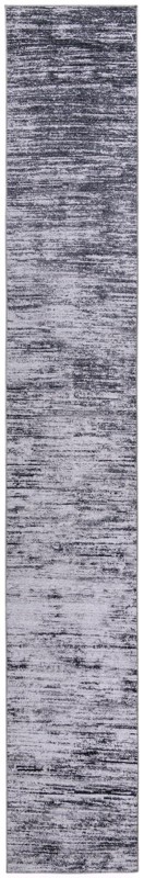 2' 6 x 16' Prewitt · Gradient lines rug, gray and ivory