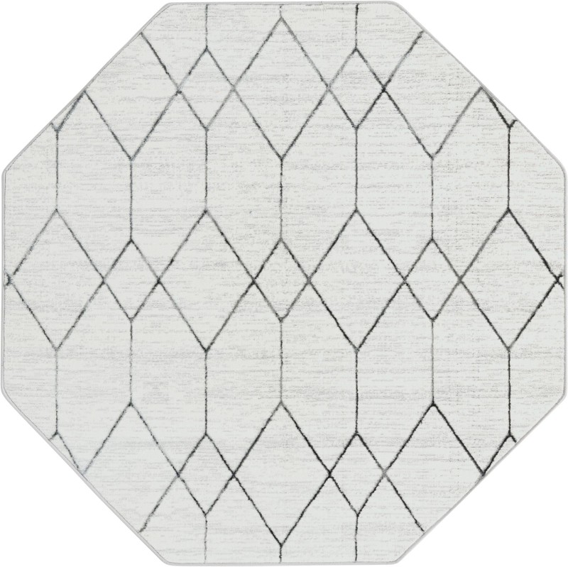 Thatcher · Diamond rug, white