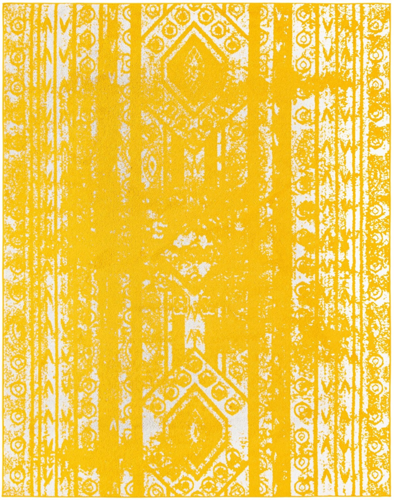 7' 10 x 10' Underhill · Diamond rug, yellow