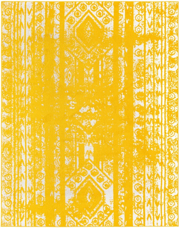 7' 10 x 10' Underhill · Diamond rug, yellow