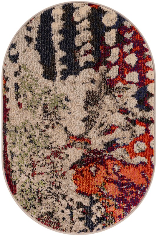 Woodbury · Abstract Washable Rug, multi