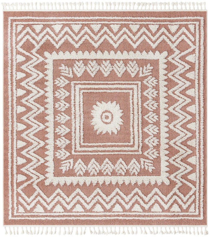 Carlin · Border rug, pink
