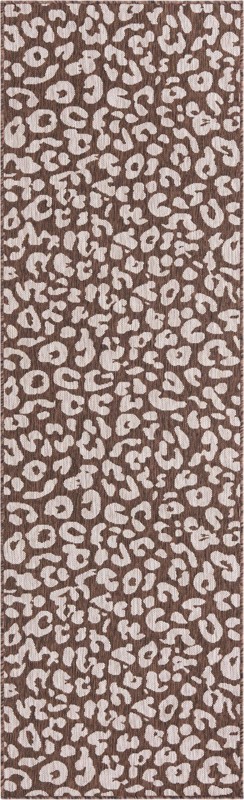 Cardamom · Animal print Outdoor Rug, brown