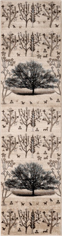 Kettle · Floral / botanical rug, beige