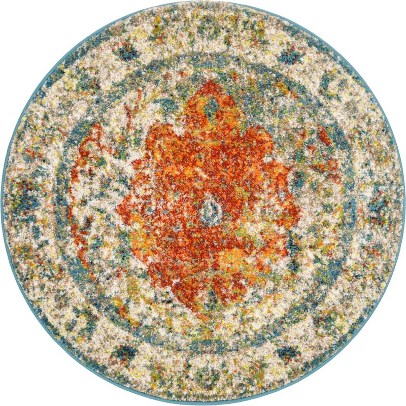3' 3 x 3' 3 Aldrich · Medallion rug