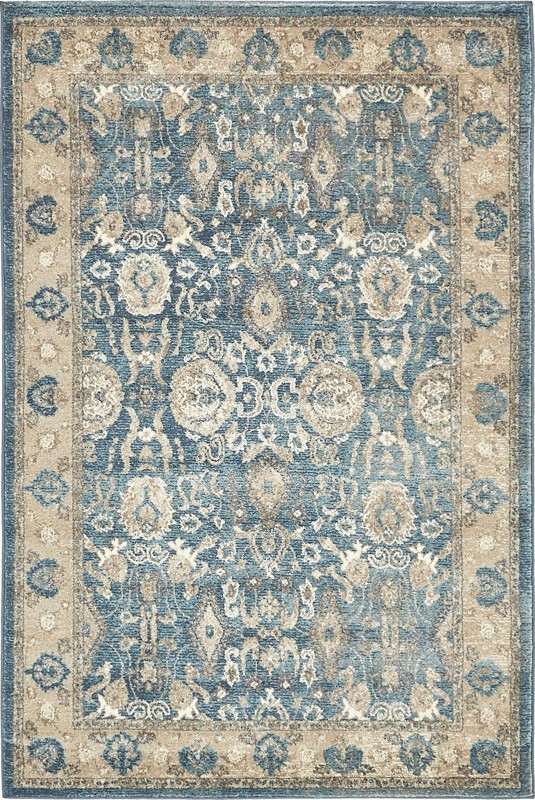 Brownell · Persian rug, light blue and ivory