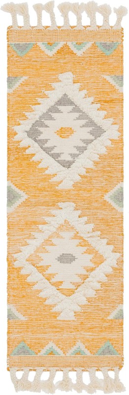 2' 2 x 6' 1 Amaranth · Diamond Wool Rug, gold