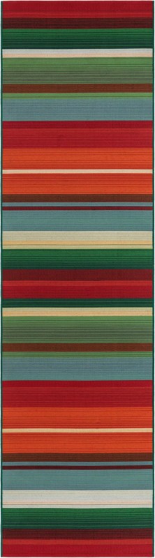 2' 7 x 10' Lomax · Abstract Outdoor Rug