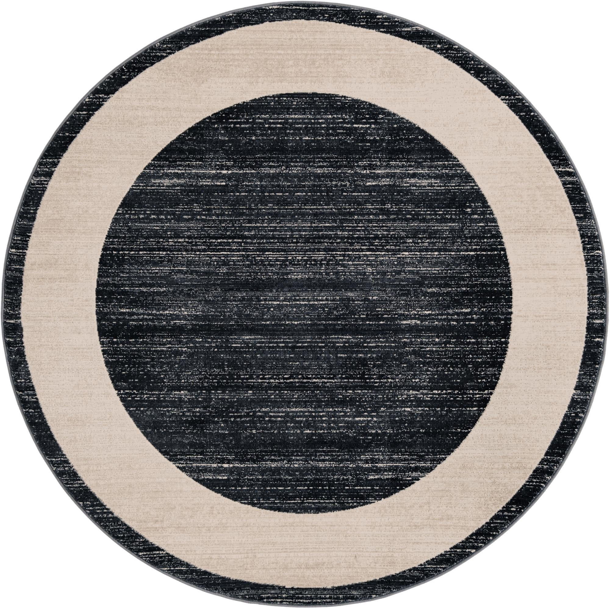 5' 3 x 5' 3 Stanway · Border rug