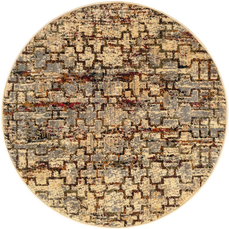 3' x 3' Phoebe · Geometric rug