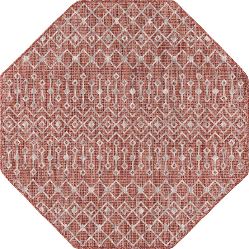 Kearney · Diamond Outdoor Rug, rustred