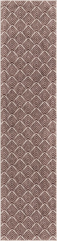 Riverbend · Chevron rug, dusty rose