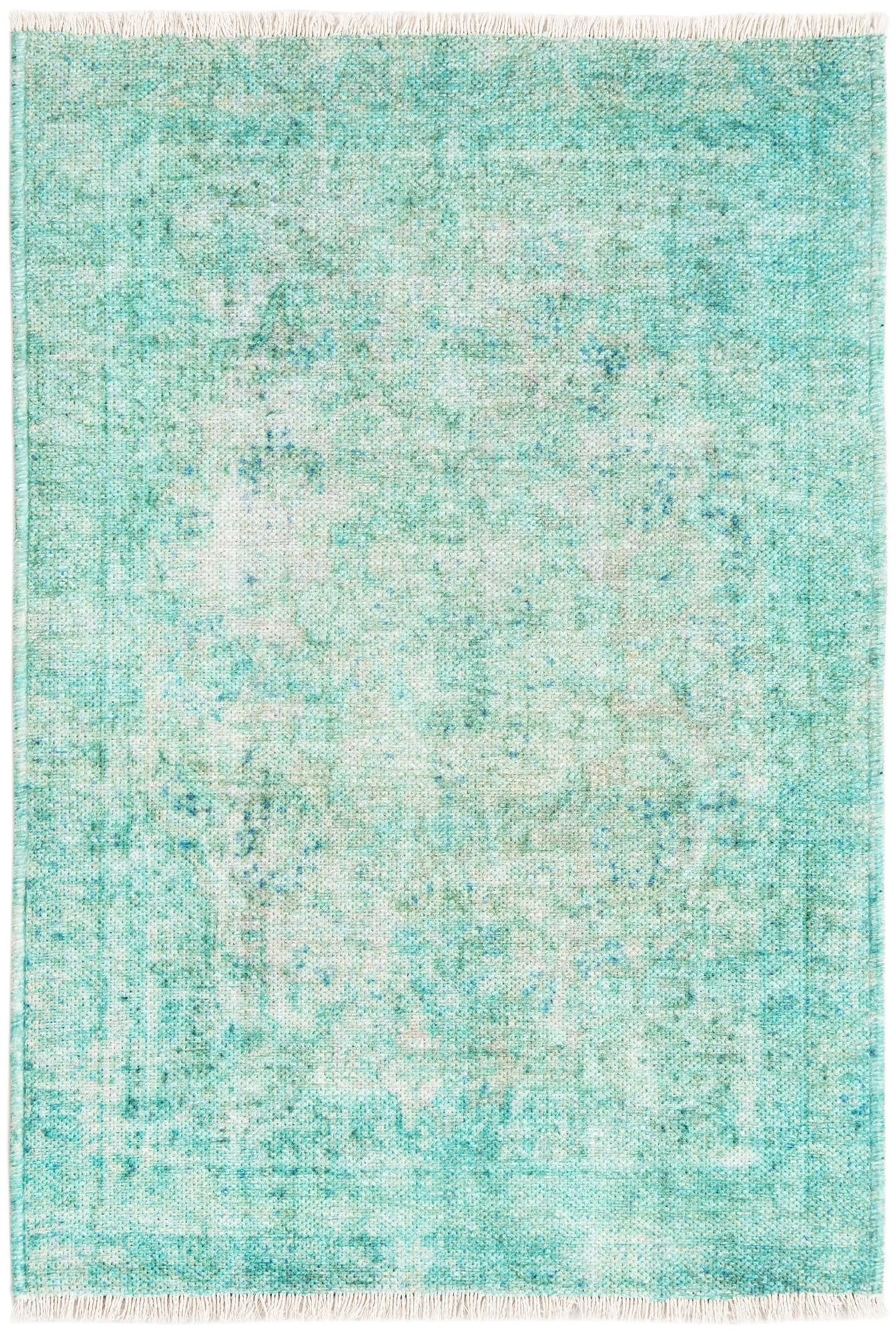 2' x 3' 1 Laramie · Medallion rug, turquoise