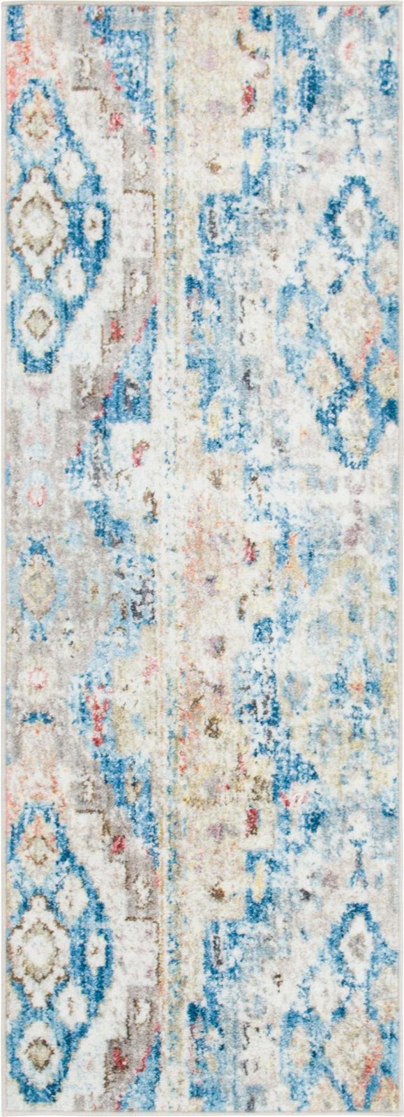 2' 2 x 6' Quinn · Medallion rug, blue