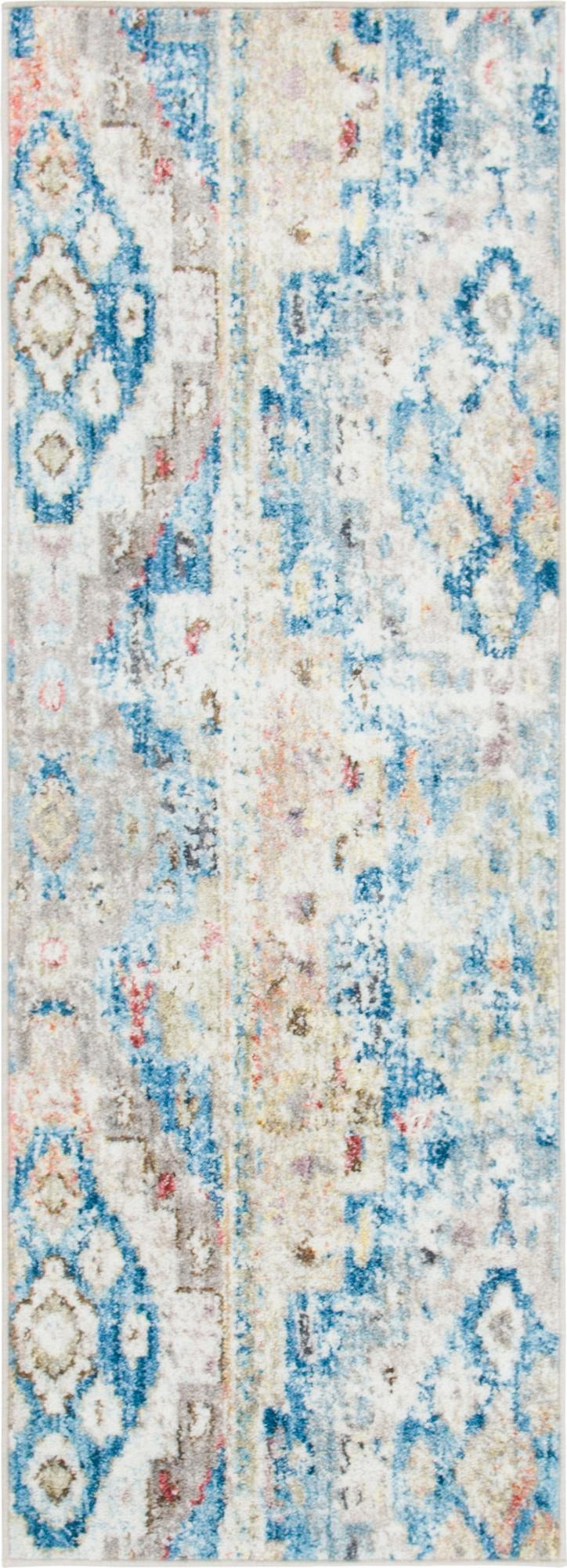 2' 2 x 6' Quinn · Medallion rug, blue