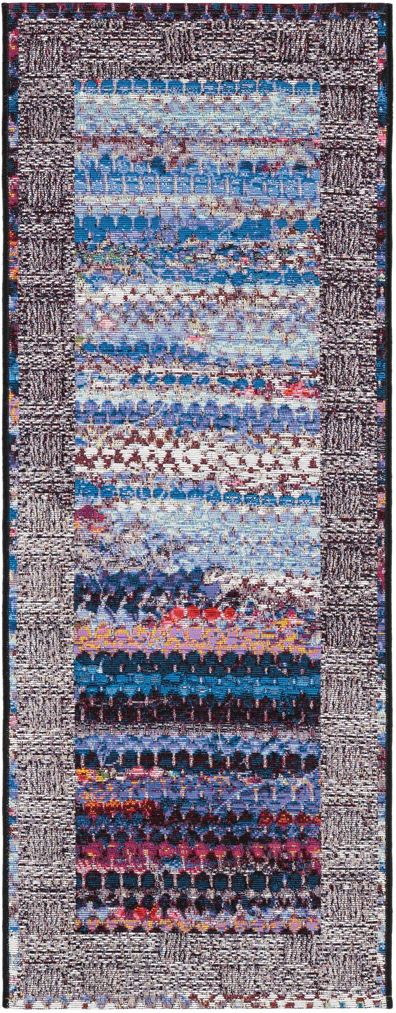 2' x 5' Chico · Abstract Outdoor Rug, multi