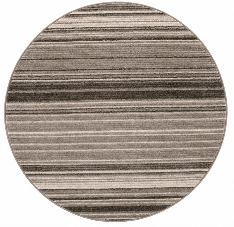 4' x 4' Jagger · Lines rug, gray
