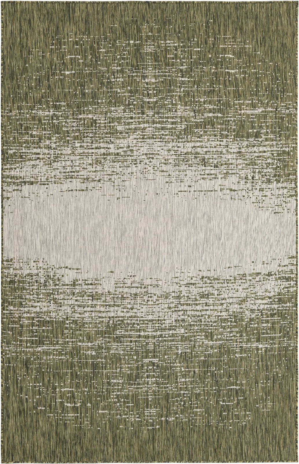 6' x 9' Buell · Abstract Outdoor Rug, green