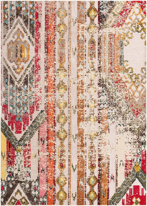 9' x 12' Cleary · Abstract Outdoor Rug, multi beige