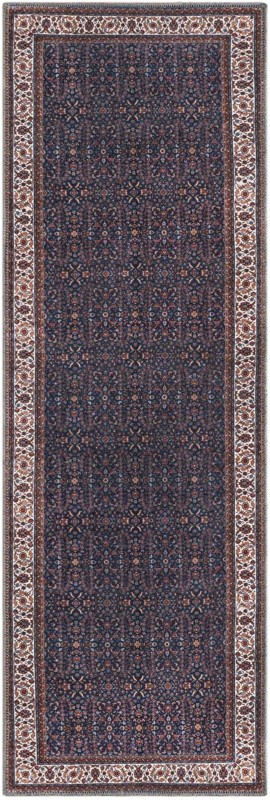 Langley · Border rug, antique navy blue