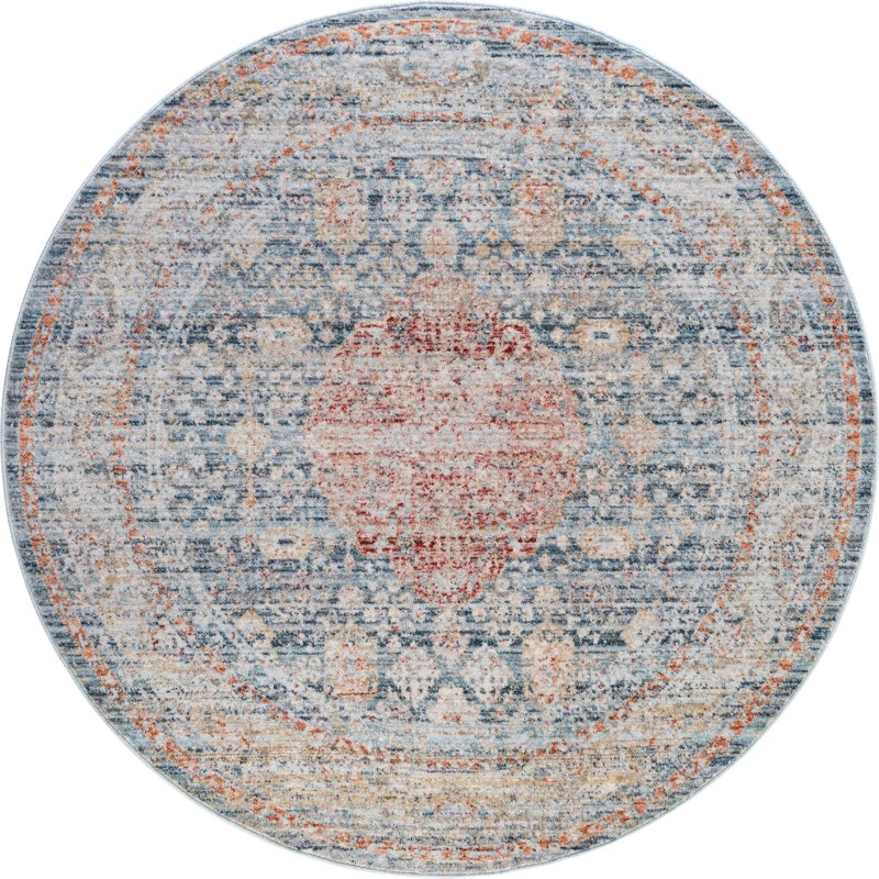 Meridian · Medallion rug, blue