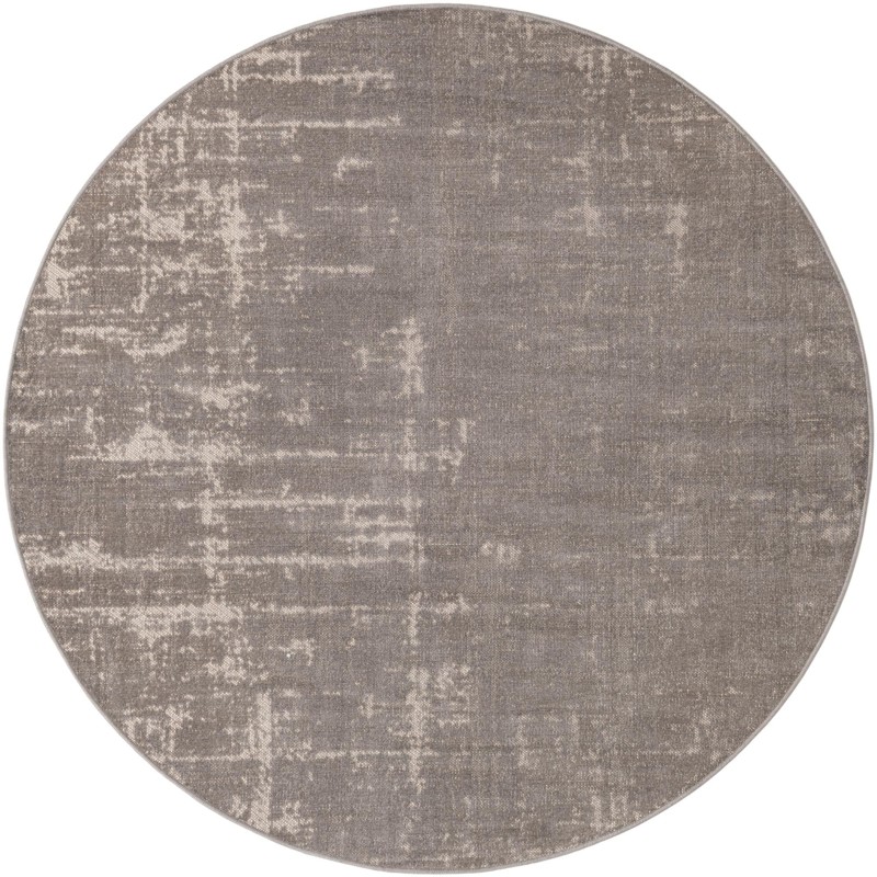 Byron · Abstract rug, grey