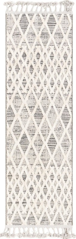 Hamish · Diamond rug, gray