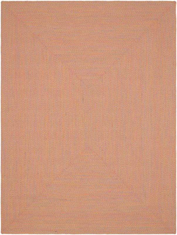 9' x 12' Soper · Braided Washable Outdoor Rug, multi pink