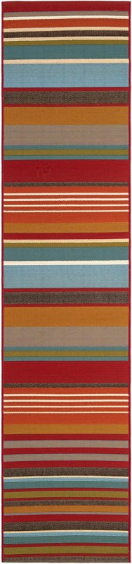 2' x 8' Duncan · Striped Outdoor Rug